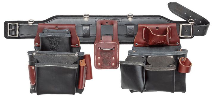 Occidental Leather Pro Framer Comfort Set Tool Belt, Black, XL