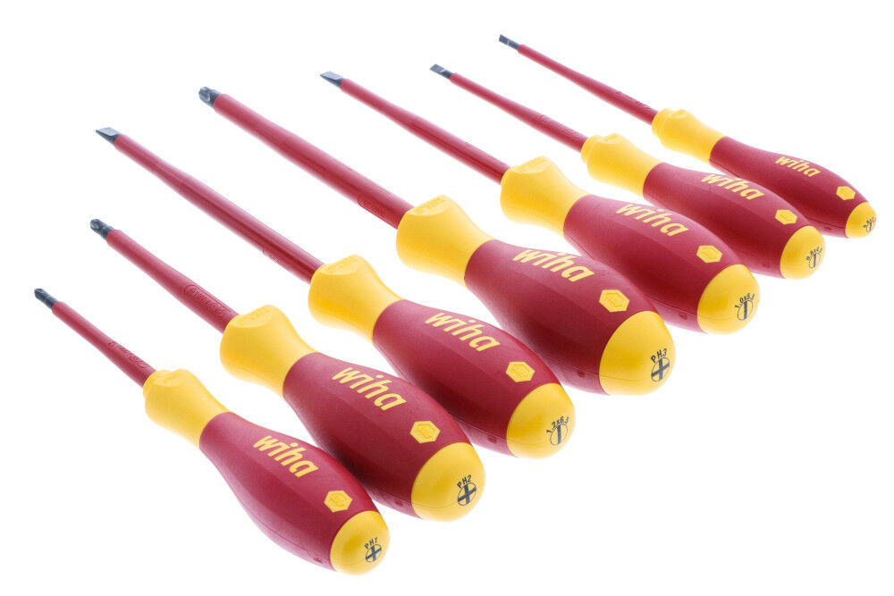 Wiha 7 Piece Insulated SoftFinish Screwdriver Set, large image number 4