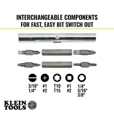 Klein Tools 11-in-1 Screwdriver/Nut Driver, large image number 1