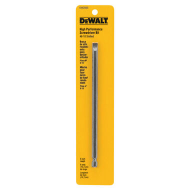 DEWALT #8 Slotted 6 In. Power Bit