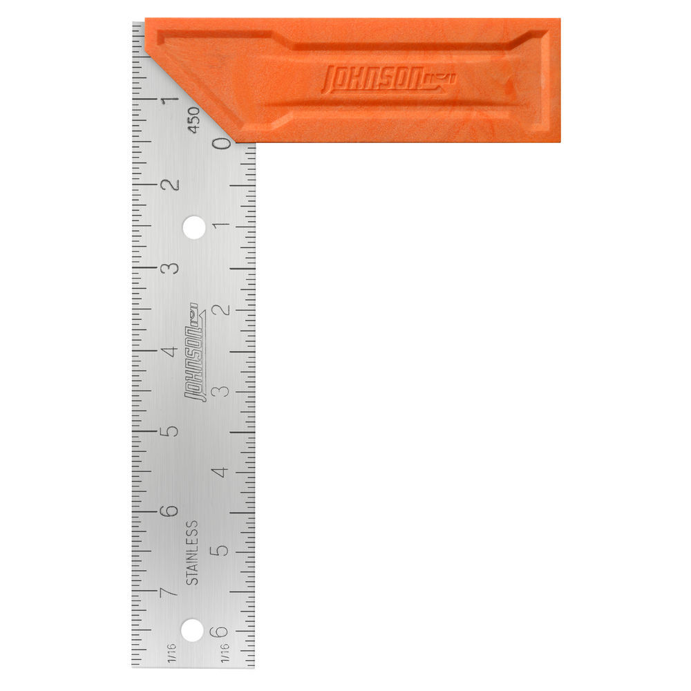 Johnson Level 8 Inch Try and Mitre Square Plastic Handle, large image number 3