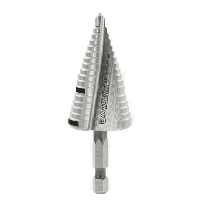Diablo Tools 7/8in - 1-1/8in Impact Step Drill Bit (17 Steps)