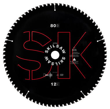 SKILSAW 12In X 80T MITER SAW BLADE, large image number 0