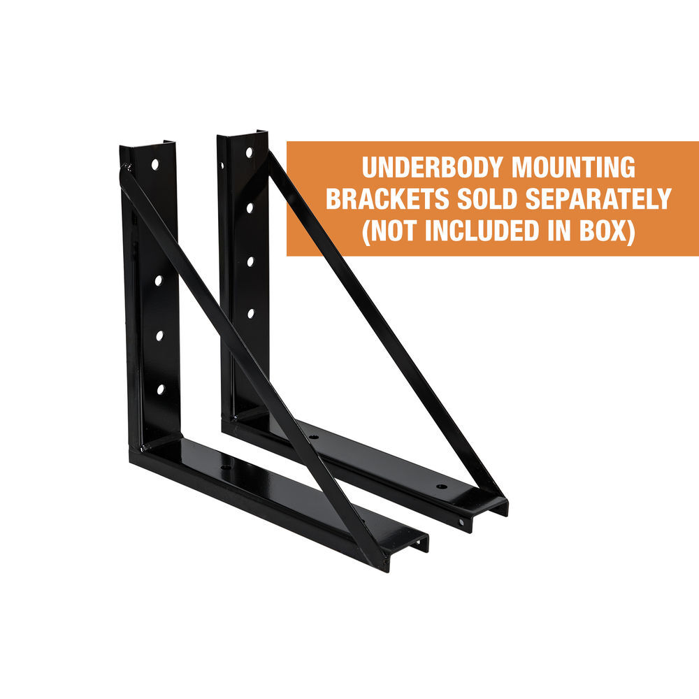 Buyers Products Company 18x18x30 Inch Black Steel Underbody Truck Box, large image number 5