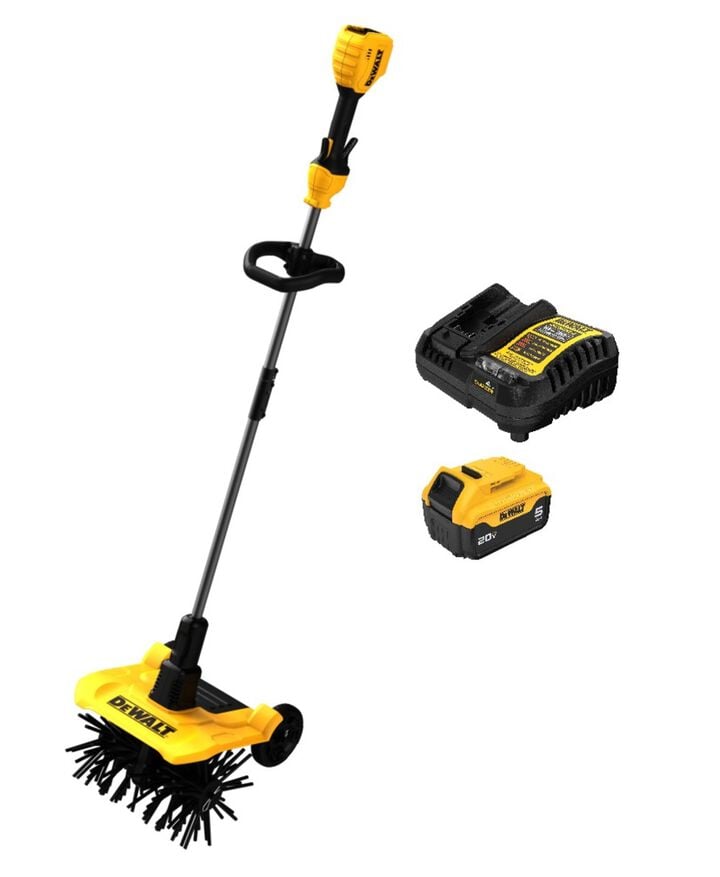 DEWALT Snow Sweeper and 5Ah Battery Bundle