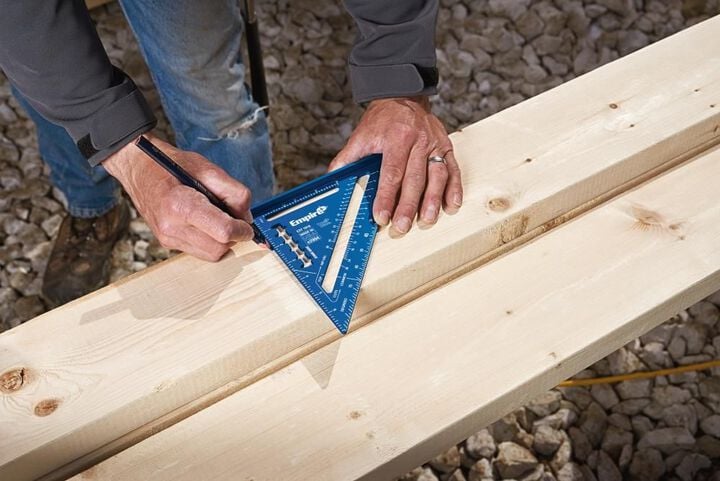 Empire Level 7 in. True Blue Laser Etched Rafter Square, large image number 5