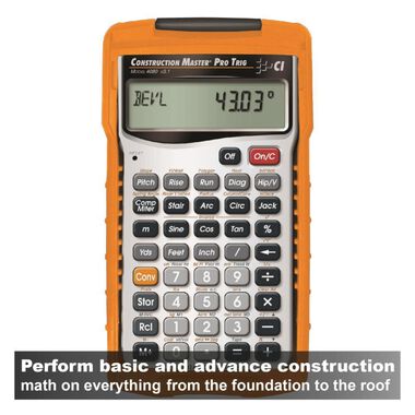 Calculated Industries CM Pro Trig Construction Math Calculator, large image number 2
