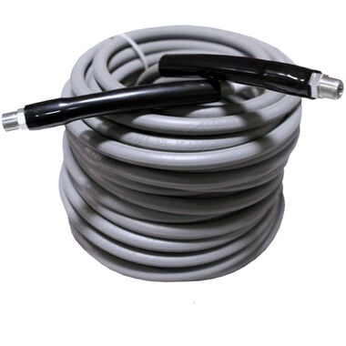 Aaladin Cleaning Systems Grey Non-Marking Power Washer Hose 3/8in X 100' 4000 PSI 3/8in SLD/SWL., large image number 0