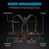 Ox Tools OX Pro Oil-Tanned Leather Framer Tool Rig With Suspenders Small/Medium, small image number 3