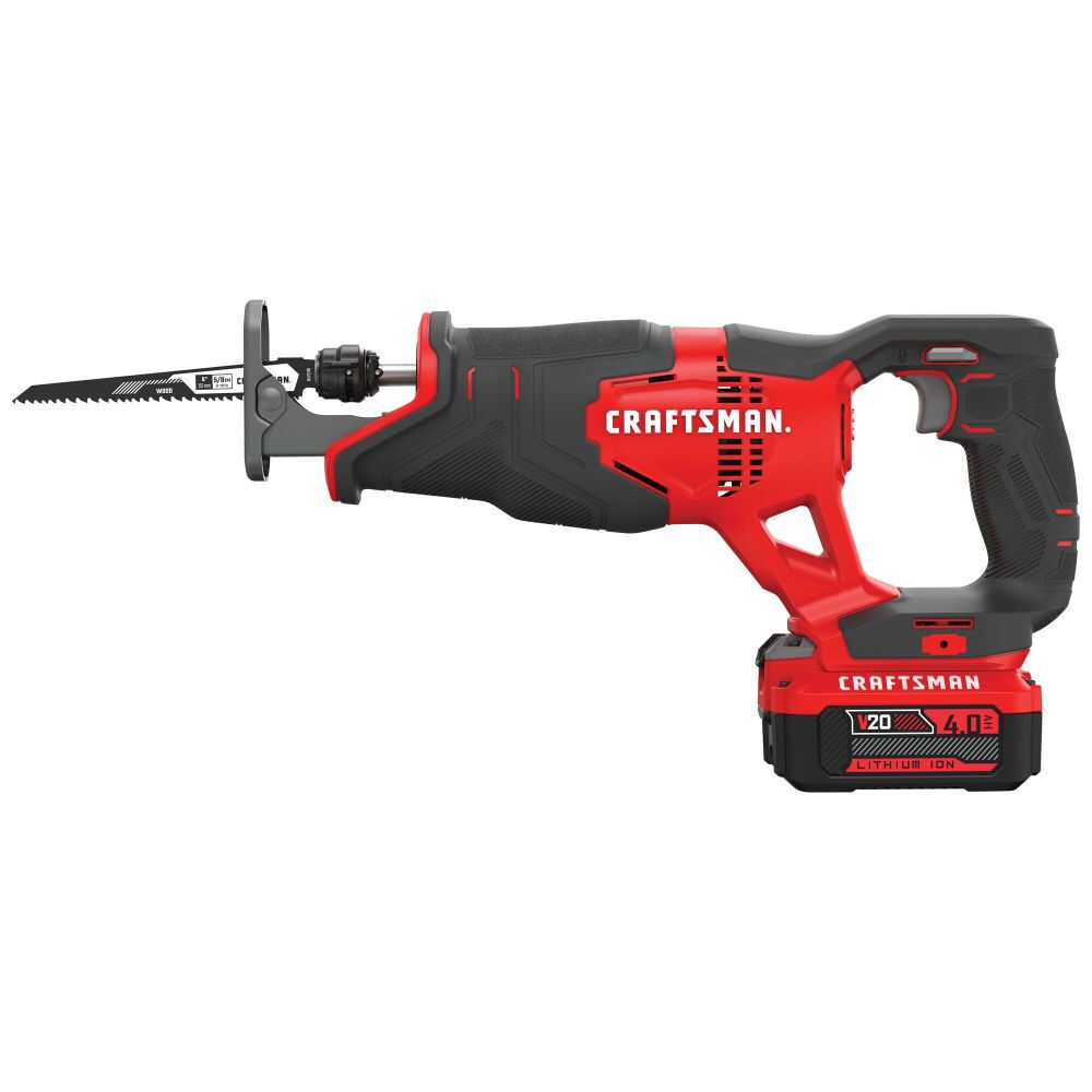 CRAFTSMAN V20* Cordless Reciprocating Saw Kit, large image number 4