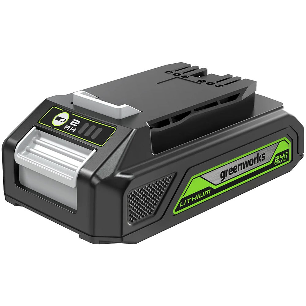 Greenworks 24V 2Ah Lithium Ion Power Tool Battery Pack with Fuel Indicator – 2926202