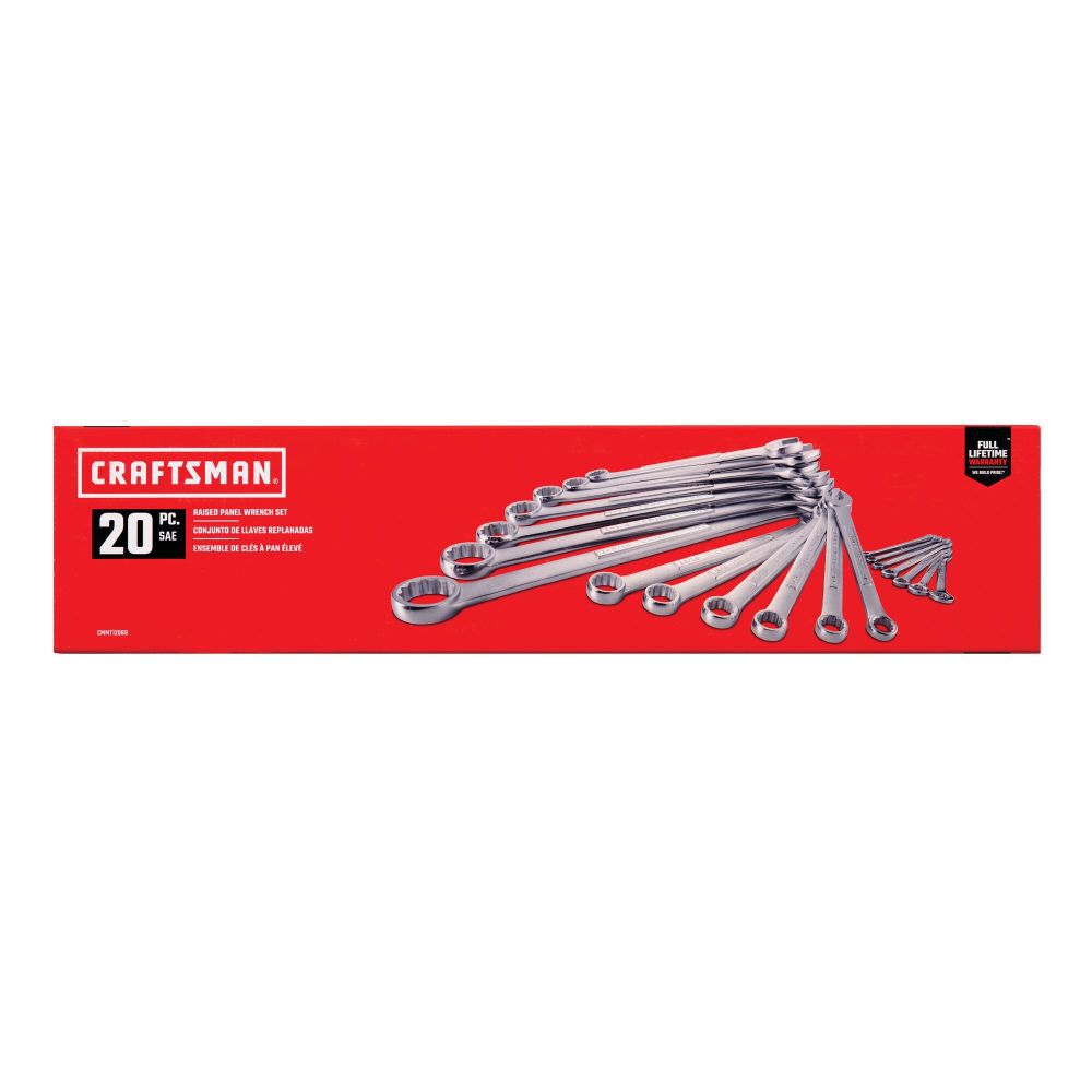 CRAFTSMAN SAE Combination Wrench Set, 20pc, large image number 4
