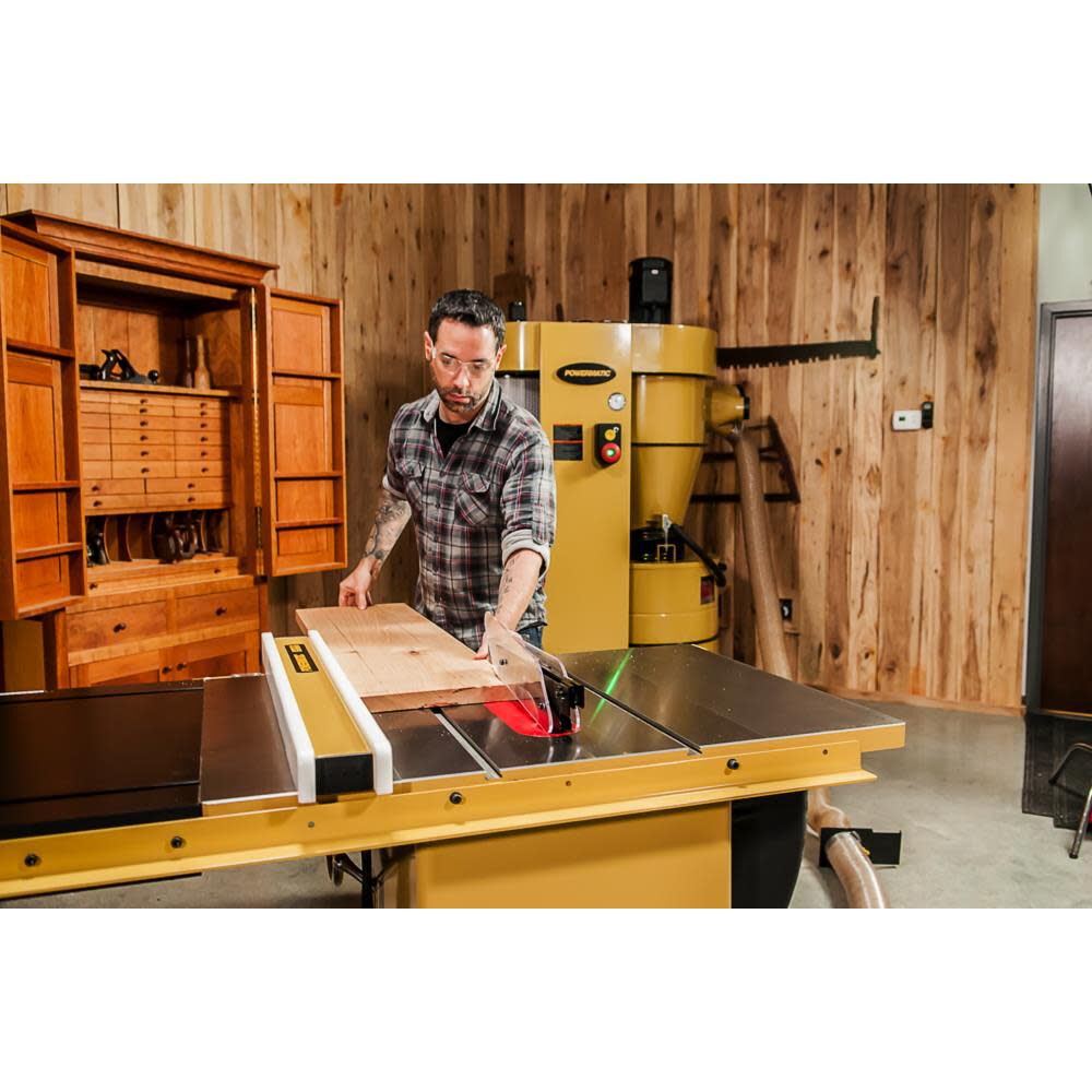 Powermatic 3HP 1PH 230V Table Saw with 50 In. Accu-Fence System and Workbench, large image number 8