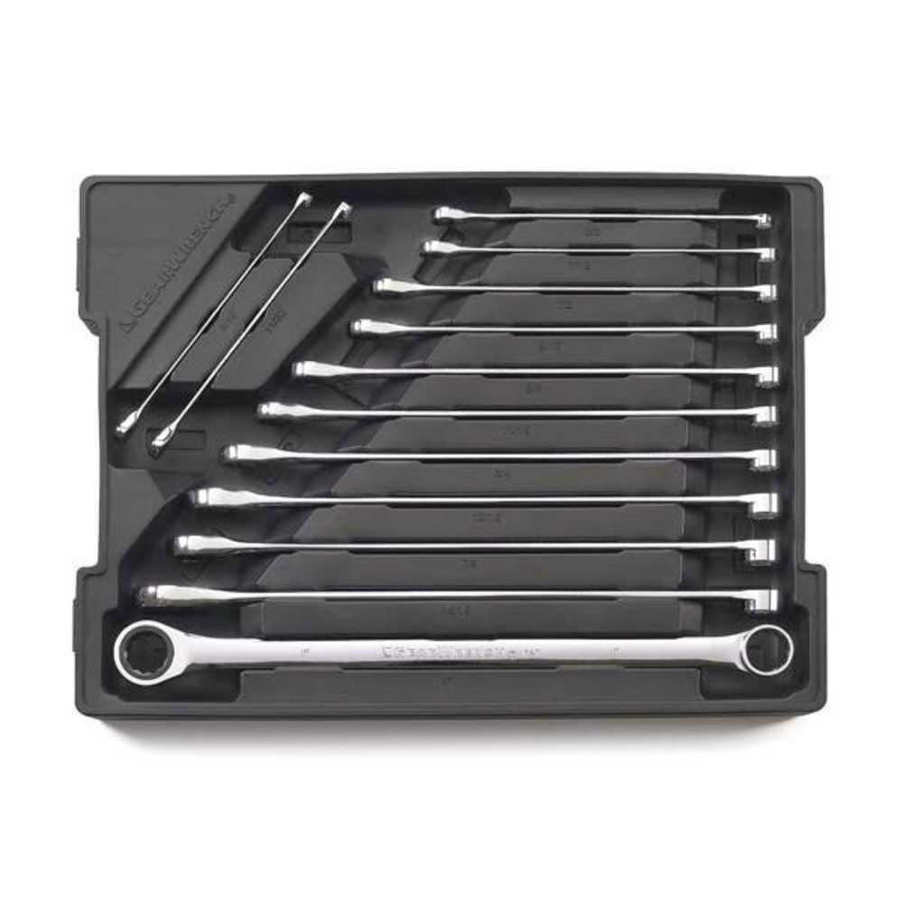 GEARWRENCH 13 Pc 12 Point XL GearBox Double Box Ratcheting SAE Wrench Set, large image number 1