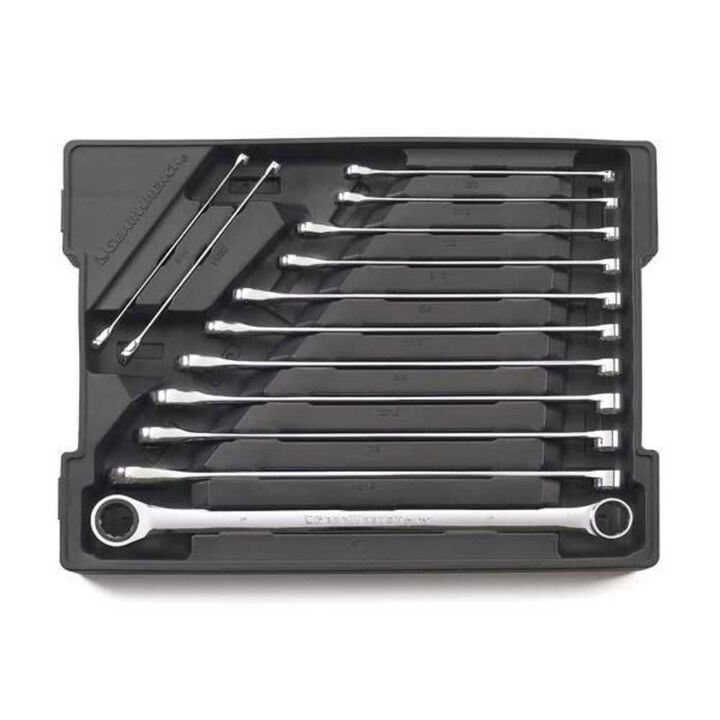GEARWRENCH 13 Pc 12 Point XL GearBox Double Box Ratcheting SAE Wrench Set, large image number 0