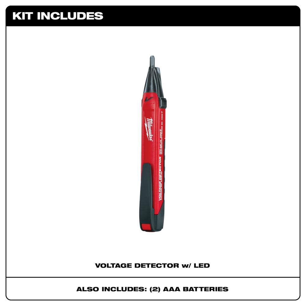 Milwaukee non best sale contact voltage tester