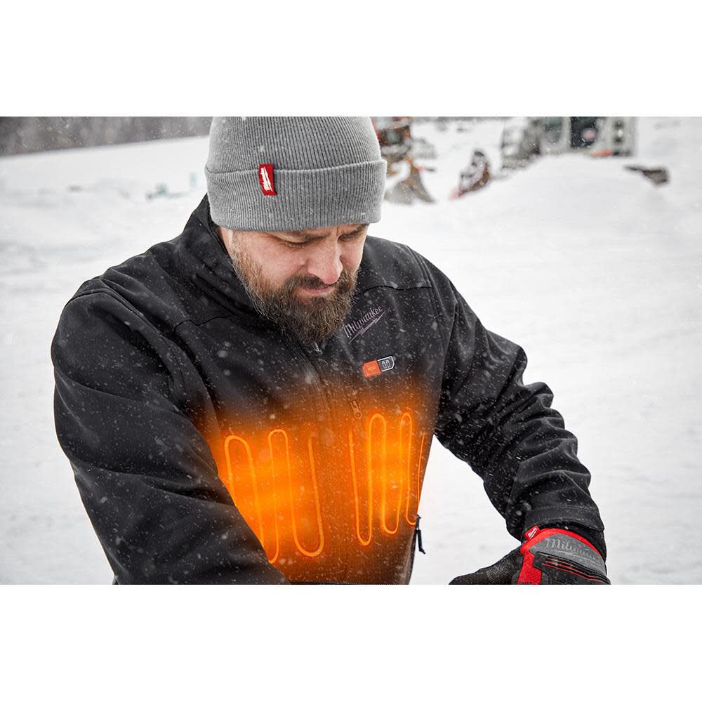 Milwaukee M12 Heated TOUGHSHELL Jacket Kit, 3X, Black (Reconditioned), large image number 11