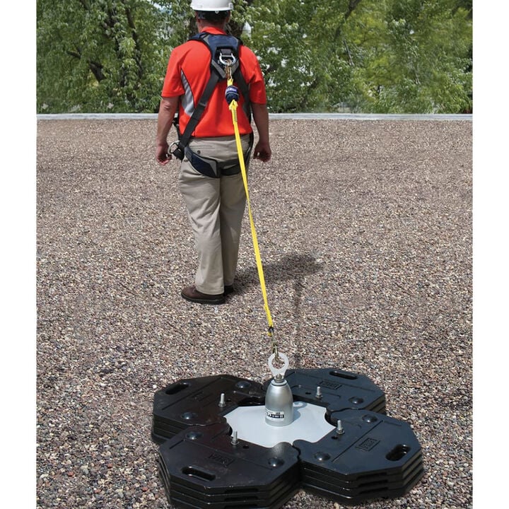 DBI Sala Steel Roof Top Freestanding Counterweight Anchor with 16 Plates, large image number 6
