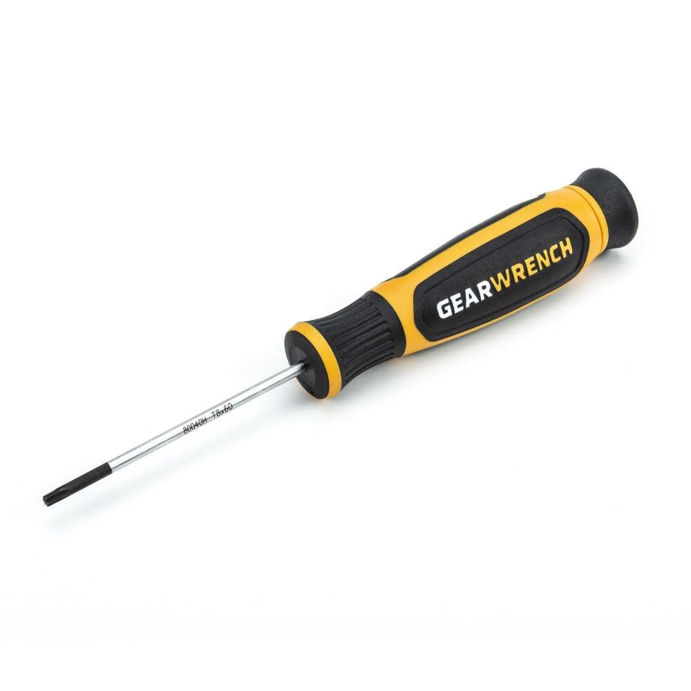 GEARWRENCH T8 x 60mm Mini Torx Dual Material Screwdriver, large image number 1