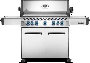 Napoleon Prestige 665 Natural Gas Grill with Infrared Side and Rear Burners Stainless Steel
