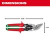 Milwaukee Right Cutting Offset Aviation Snips, small image number 4