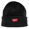 Milwaukee Rib-Knit Cuffed Beanie - Black, small