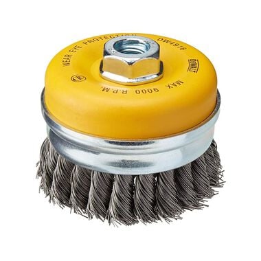 DEWALT 4 In. Knotted Cup Brush