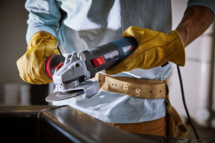 Bosch 5 Inch Angle Grinder with Slide Switch, Reconditioned, large image number 3