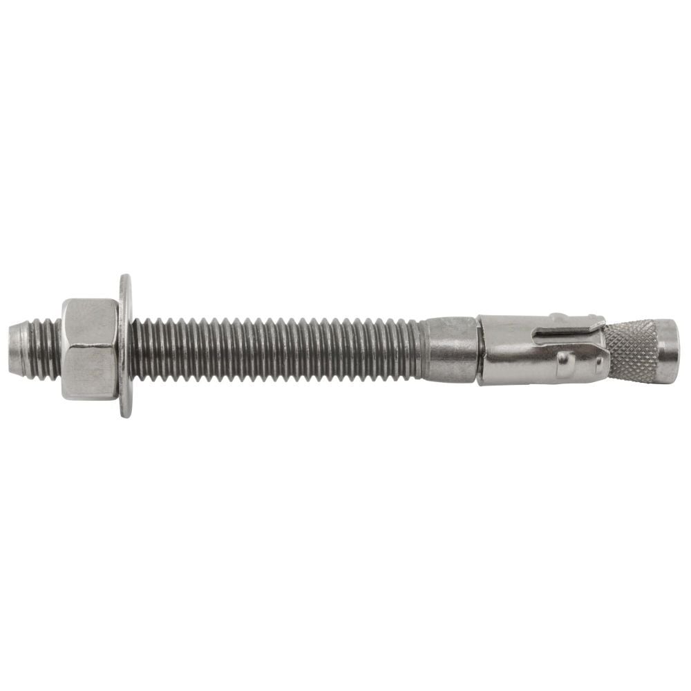 DEWALT 3/8 In. x 3-3/4 In. Power-Stud Stainless Steel Wedge Expansion Anchor – 50 Anchors – 7315SD4-PWR