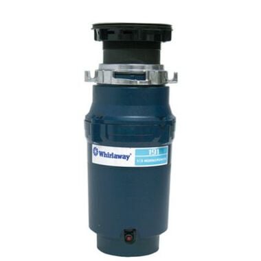 Whirlaway Garbage Disposal with Power Cord 1/3HP Continuous Feed
