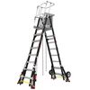 Little Giant Safety Cage Model 8 Ft. to 14 Ft. IAA FG with All Terrain Wheels and Wheel Lift, small