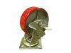 EZ Roll Casters Polyurethane On Steel with Side Brake, small