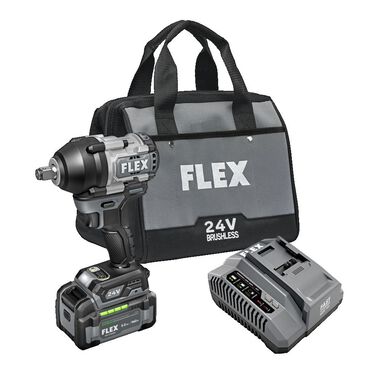 FLEX 1/2" Mid Torque Impact Wrench Kit