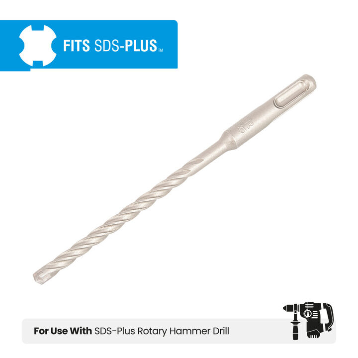 Spyder 1/4 Inch x 6 Inch SDS-Plus 4-Cutter Carbide-Tip Rotary Hammer Drill Bit, large image number 7