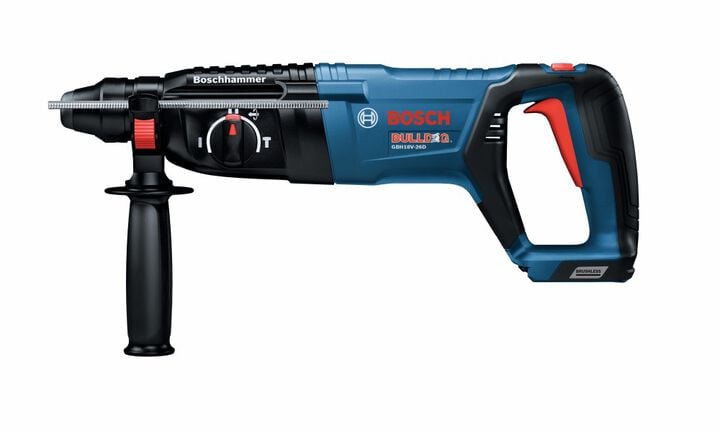 Bosch 18V EC Brushless SDS-plus Bulldog 1 Inch Rotary Hammer (Bare Tool), large image number 2