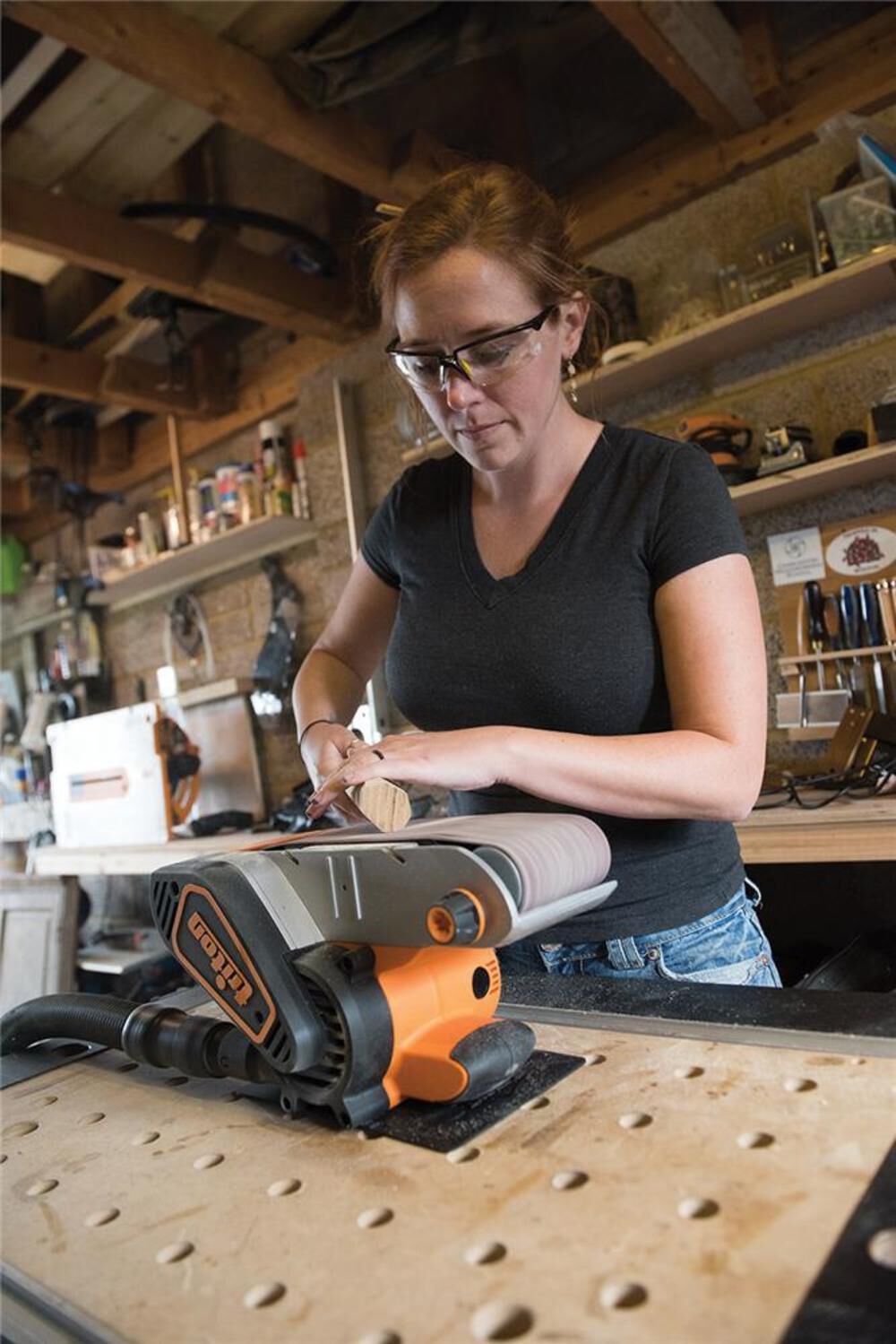 Triton palm store belt sander
