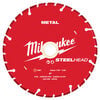 Milwaukee Steelhead 5 Inch Segmented Rim Diamond Cut-Off Blade for Metal, small image number 1