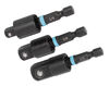 Spyder 3 Inch Swivel Joint Socket Adapter Set, 1/4, 3/8, and 1/2 Inch, 3 Pieces, small image number 4