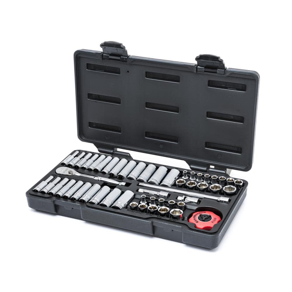 GEARWRENCH SET SKT STD DP SAE & MET 1/4DR 6PT, large image number 1