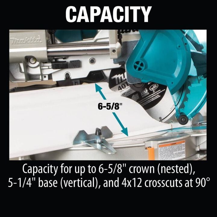 Makita 18V X2 (36V) LXT 10in Miter Saw with Laser (Bare Tool), large image number 6