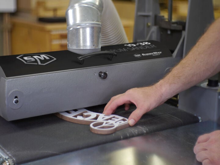 Supermax Tools 19-38 Drum Sander with Open Stand, large image number 6