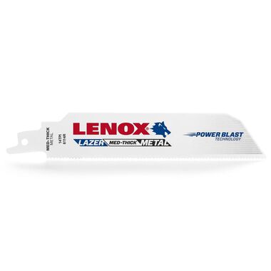 Lenox Reciprocating Saw Blade B6114R 6in X 1in X .035in X 14 TPI 25pk, large image number 1