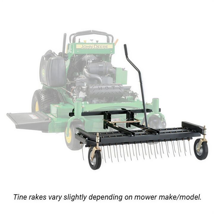 Jrco 60 Inch 47-Tine Rake Dethatcher for John Deere, large image number 2