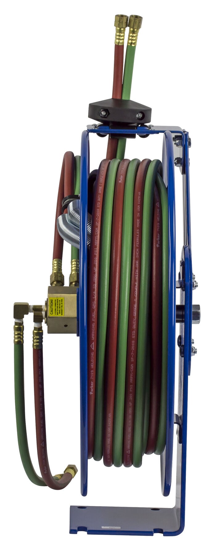 Coxreels Hose Reel Dual Hose Spring Rewind with T Grade Hose 1/4in ID 100' 200 PSI, large image number 5