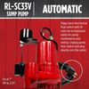Red Lion 1/3HP 2460 GPH Sump and Effluent Pump with Vertical Switch, small image number 4