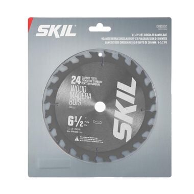 SKIL 6-1/2 in 24-Tooth Carbide Tipped Circular Saw Blade