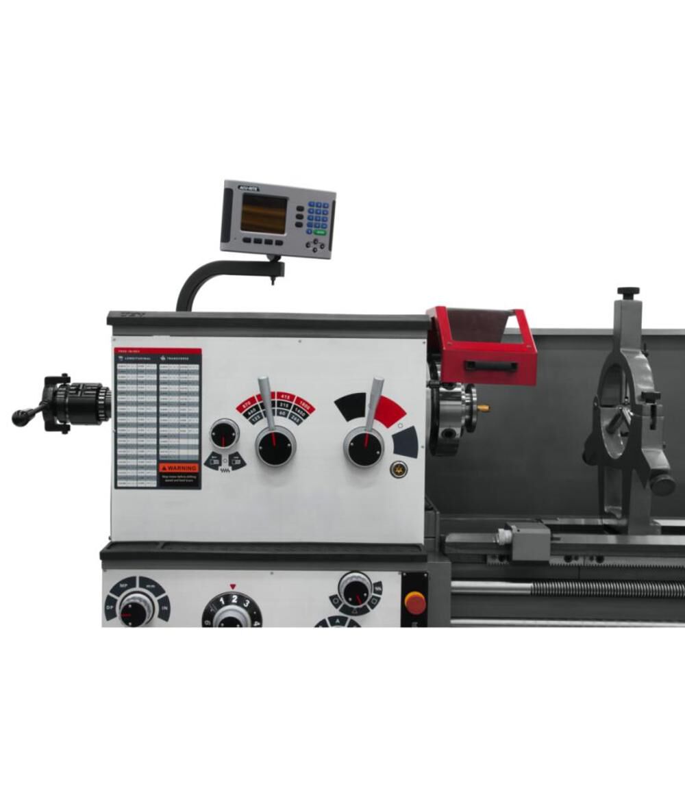 JET GH-1880ZX with ACU-RITE 303 DRO with Collet Closer Metalworking Lathe, large image number 3