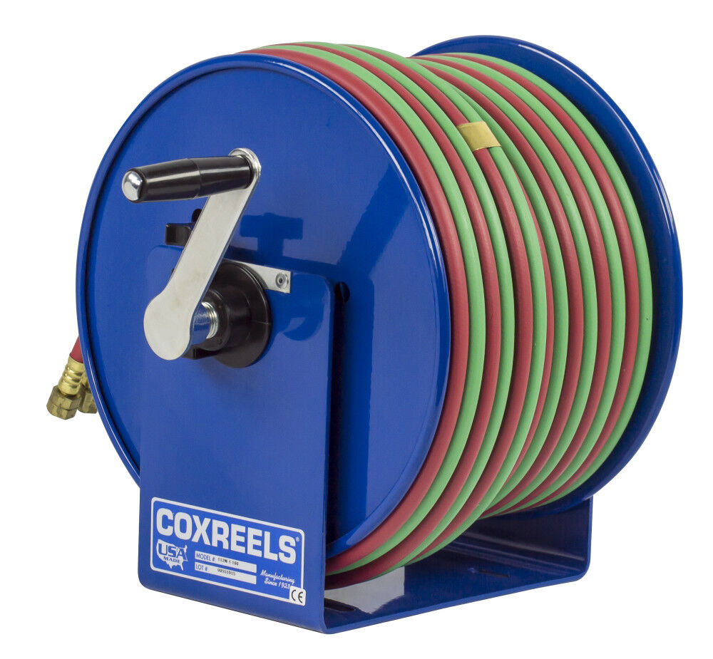 Coxreels Welding Hand Crank Hose Reel 1/4in x 100' T Grade 200PSI, large image number 9