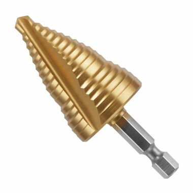 Bosch 1/4 In. to 1-1/8 In. Titanium-Coated Impact Step Drill Bit, large image number 0