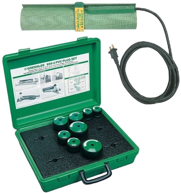 Greenlee PVC Plug Set & 2-3 Inch PVC Blanket Bundle
